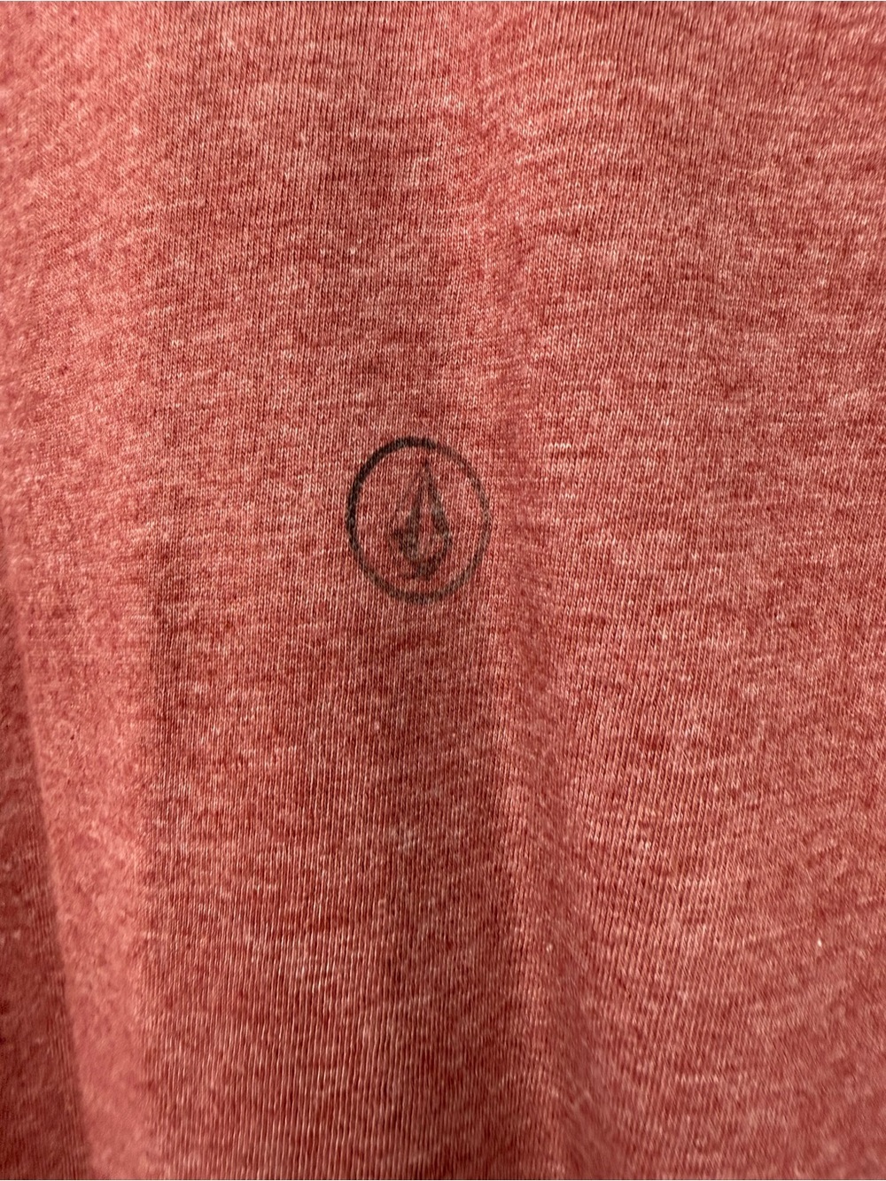 Volcom Long Sleeve Raglan Shirt - Maroon and Dark Gray - Picture 6 of 12